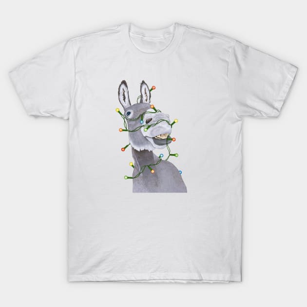 Sparkle and Shine Donkey T-Shirt by Julie Townsend Studio